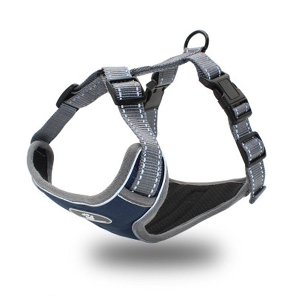 Reflective Tactical Dog Harness Vest — Oxford-Cloth No-Pull Vest with Visibility