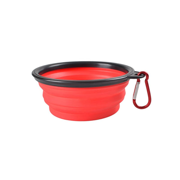 Foldable Silicone Pet Bowl — Portable Travel Bowl for Dogs & Cats
