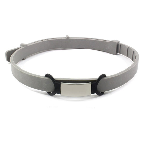 Silicone Flea-Repellent Pet Collar — Soft Monochrome Collar for Cats & Dogs