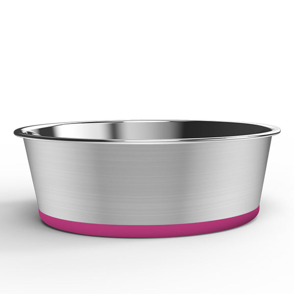 Non-Slip Stainless Steel Dog Bowl — Heavy-Duty, for Medium & Large Dogs