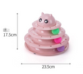 3-Tier Cat Spinning Ball Tower — Interactive Track Toy for Endless Play