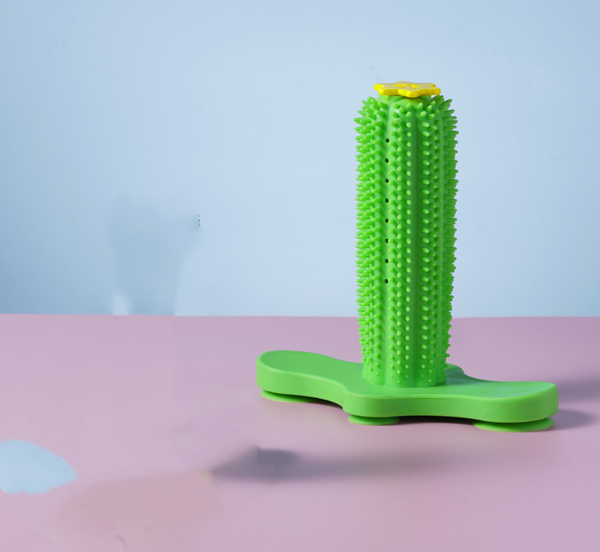 Molar Stick Dog Chew Toy — Treat-Dispensing Leak Feeder for Dental Care