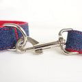 Personalized Blue Denim Dog Leash - Innovative Pet Gear