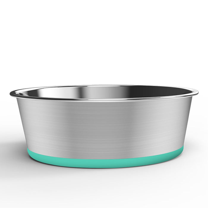 Non-Slip Stainless Steel Dog Bowl — Heavy-Duty, for Medium & Large Dogs
