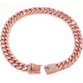 Diamond Hip Hop Dog Collar and Necklace Combo
