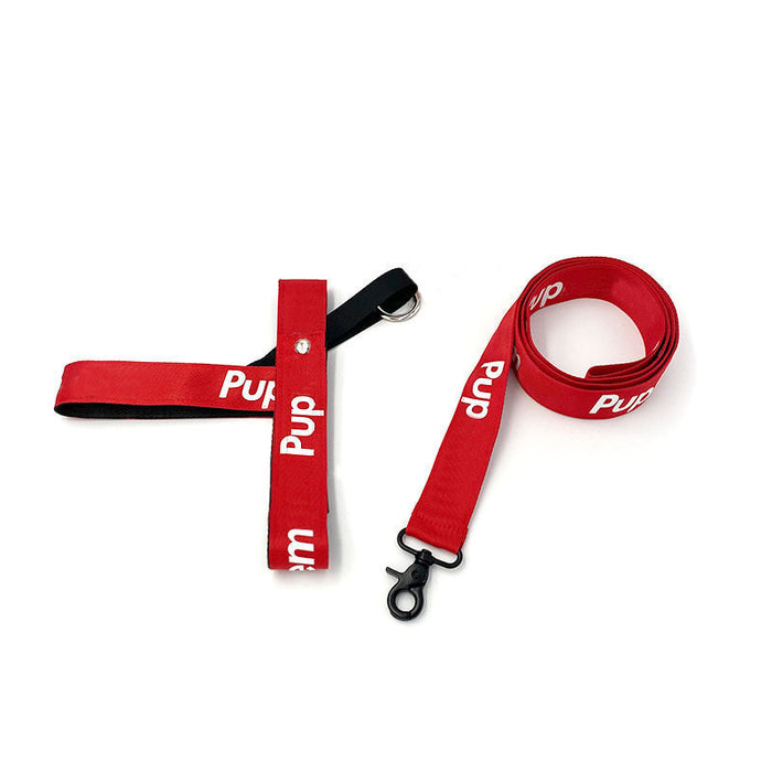 Red Dog Collar — Adjustable Soft Collar for Small & Medium Dogs