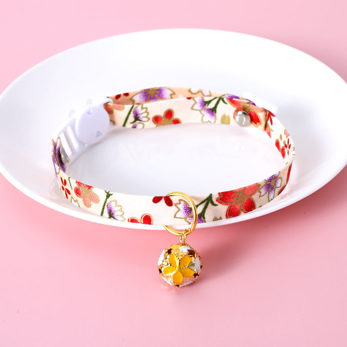 Adjustable Hollow Bell Collar for Pets