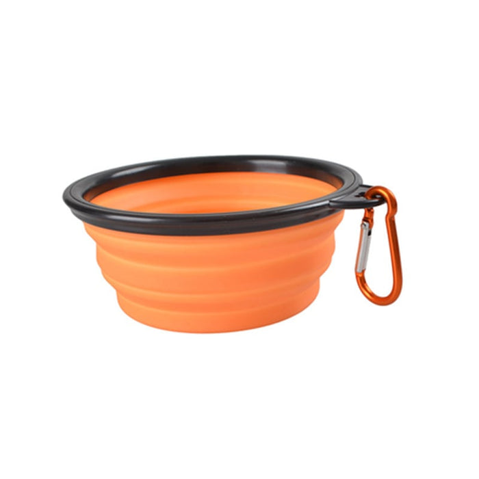 Foldable Silicone Pet Bowl — Portable Travel Bowl for Dogs & Cats