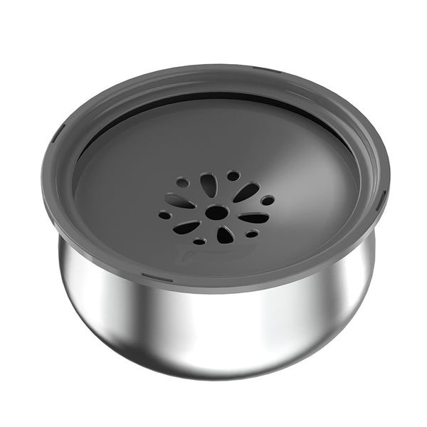 Large Stainless Steel Pet Water Bowl — Splash-Proof, Anti-Knock Design