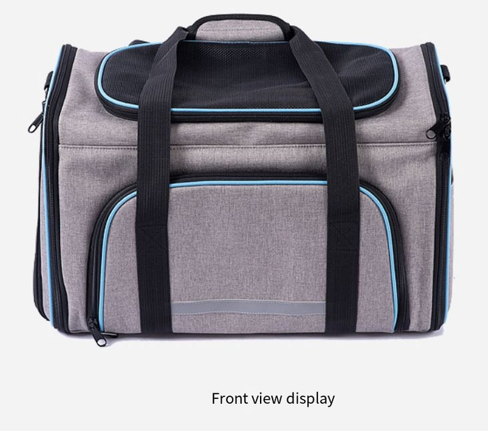 Foldable Shoulder Pet Carrier Bag — Oxford Fabric, Travel-Ready