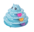 3-Tier Cat Spinning Ball Tower — Interactive Track Toy for Endless Play