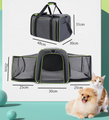 Foldable Shoulder Pet Carrier Bag — Oxford Fabric, Travel-Ready