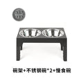 Elevated Slow Feeder Pet Bowl with Stainless Steel (2-in-1)