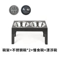 Elevated Slow Feeder Pet Bowl with Stainless Steel (2-in-1)