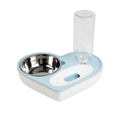 Double Pet Bowl — Dual Compartment, Non-Wet Mouth Design for Cats & Dogs