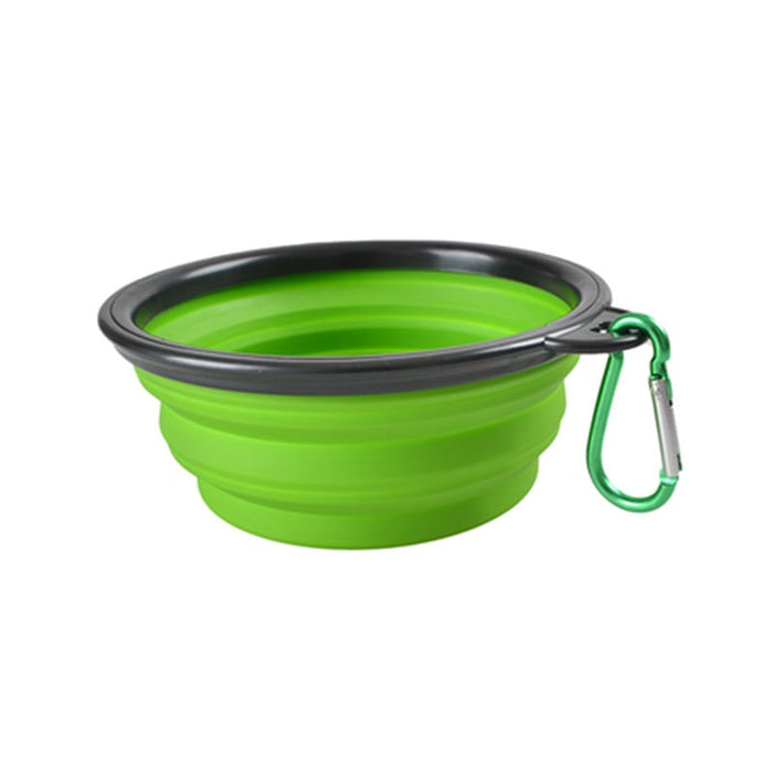 Foldable Silicone Pet Bowl — Portable Travel Bowl for Dogs & Cats