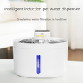 Smart Wireless Pet Water Fountain — 2.6L, Stainless Steel Bowl, Auto-Flow