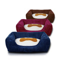 Washable Square Pet Bed — Warm Winter Nest for Dogs & Cats