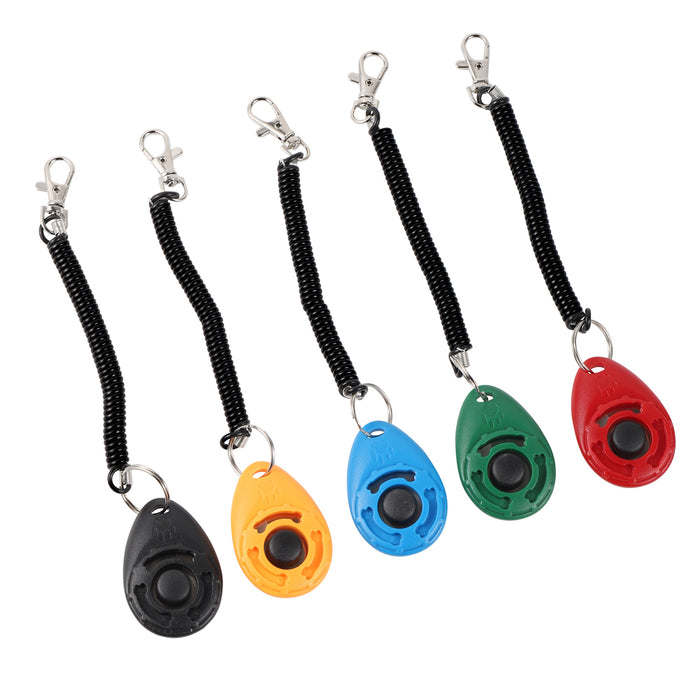 Dog Training Clicker with Wrist Strap — Clear Click for Faster Learning