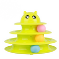 3-Tier Cat Spinning Ball Tower — Interactive Track Toy for Endless Play