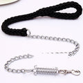 Hand-Woven Nylon Dog Leash — 8-Strand Braided, Anti-Bite Design