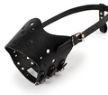 Cowhide Dog Muzzle — Anti-Bark & Anti-Scavenging for Medium & Large Dogs