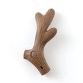 Durable Pine Wood Dog Chew Toy - Bone Shape Interactive