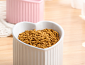 Practical Durable Ceramic Pet Bowl with Inclined Mouth