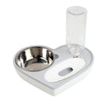 Double Pet Bowl — Dual Compartment, Non-Wet Mouth Design for Cats & Dogs