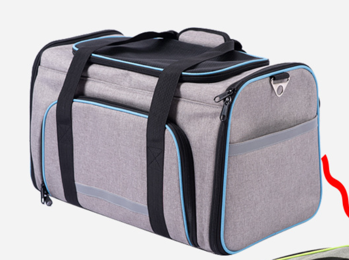 Foldable Shoulder Pet Carrier Bag — Oxford Fabric, Travel-Ready
