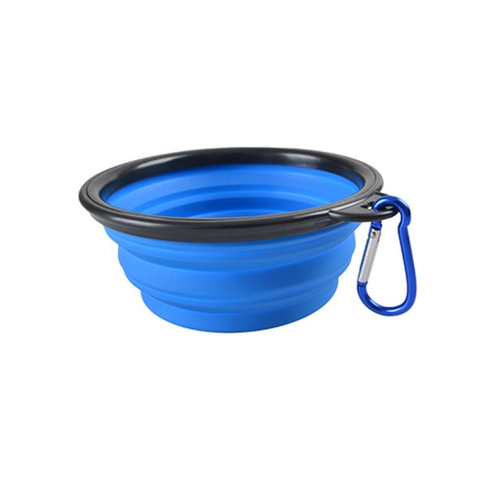 Foldable Silicone Pet Bowl — Portable Travel Bowl for Dogs & Cats