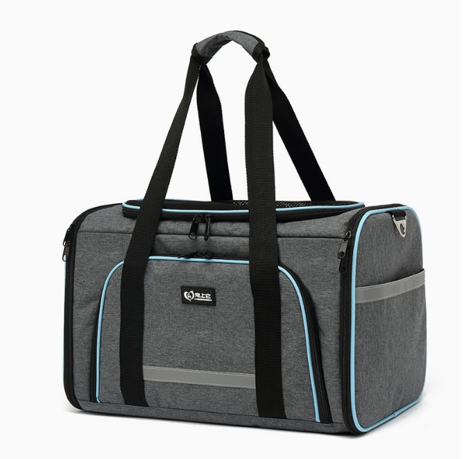 Foldable Shoulder Pet Carrier Bag — Oxford Fabric, Travel-Ready