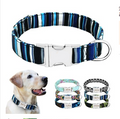 Personalized Engraved Dog Collar — Custom Name, Durable Nylon, Metal Buckle