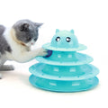 3-Tier Cat Spinning Ball Tower — Interactive Track Toy for Endless Play