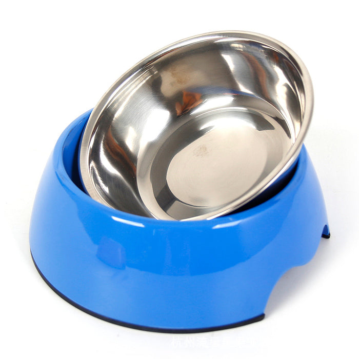 Non-Slip Stainless Steel Pet Bowl — Dual-Use Food & Water Bowl in Three Sizes