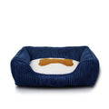 Washable Square Pet Bed — Warm Winter Nest for Dogs & Cats