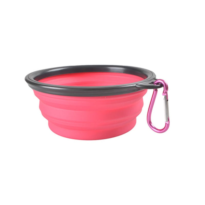 Foldable Silicone Pet Bowl — Portable Travel Bowl for Dogs & Cats