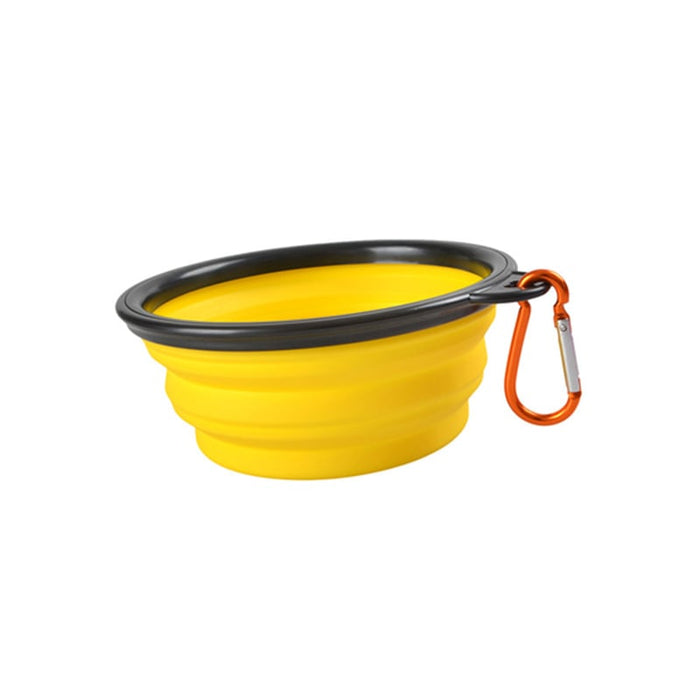 Foldable Silicone Pet Bowl — Portable Travel Bowl for Dogs & Cats