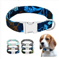 Personalized Engraved Dog Collar — Custom Name, Durable Nylon, Metal Buckle