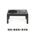 Elevated Slow Feeder Pet Bowl with Stainless Steel (2-in-1)