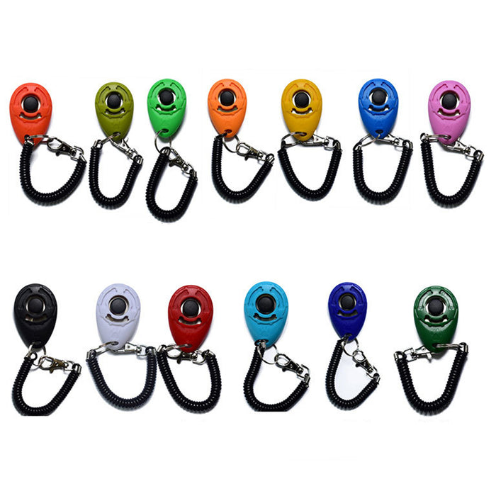 Dog Training Clicker with Wrist Strap — Clear Click for Faster Learning