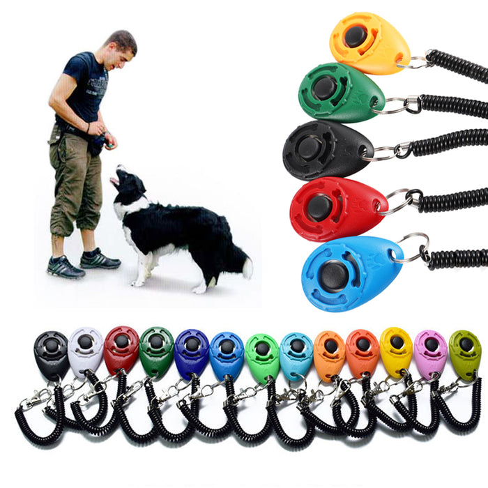 Dog Training Clicker with Wrist Strap — Clear Click for Faster Learning