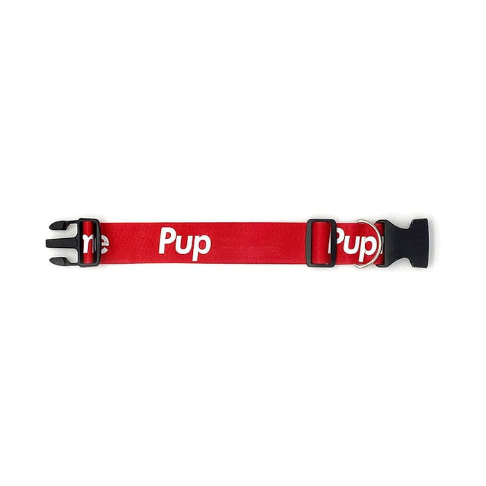 Red Dog Collar — Adjustable Soft Collar for Small & Medium Dogs