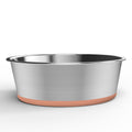Non-Slip Stainless Steel Dog Bowl — Heavy-Duty, for Medium & Large Dogs