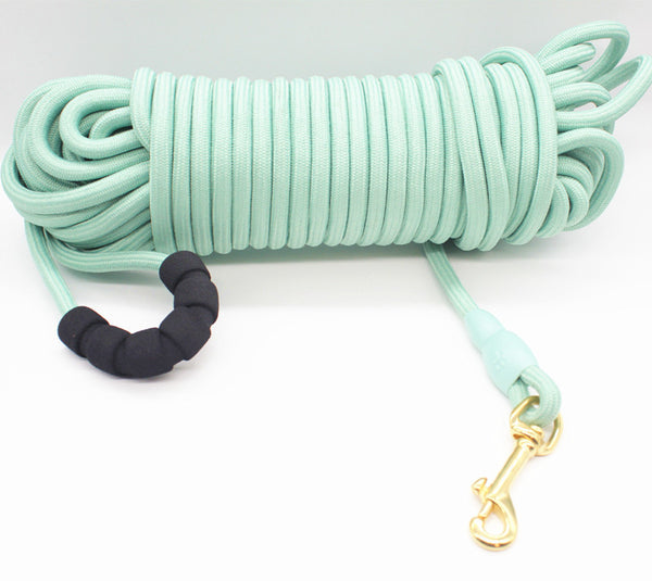 Lightweight Cotton Dog Leash — Soft Hand-Hold for Walks & Training